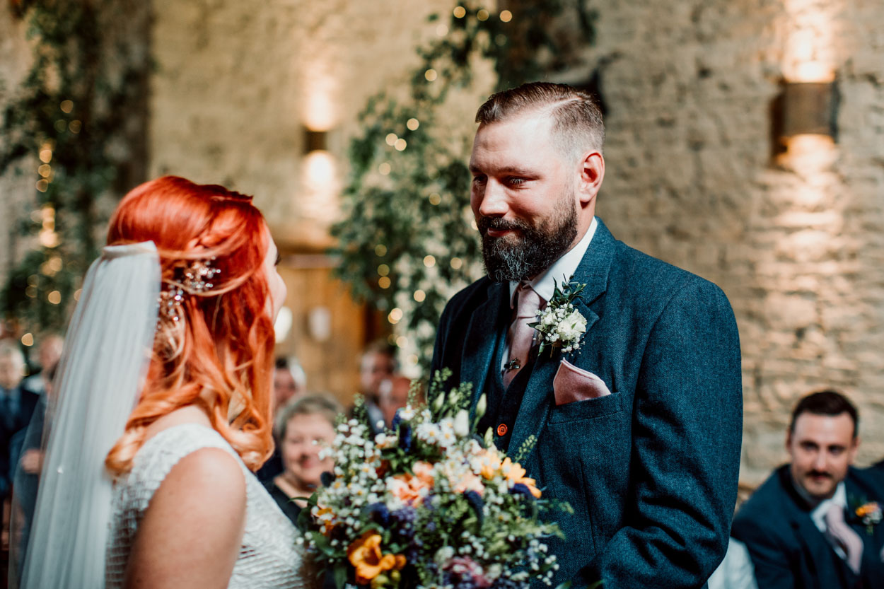 Wedding Vows At Cotswold Wedding